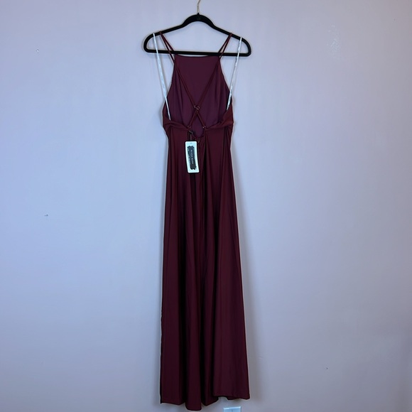 Blush Mark City of Light Cabernet Maxi Dress Size M - Picture 2 of 7